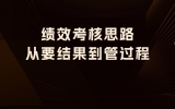 贾真：绩效考核思路，从“要结果”到“管过程”