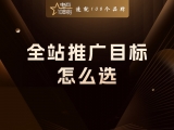 全站推广目标怎么选